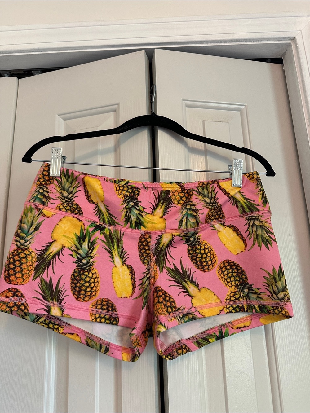 Fleo Pink Pineapple Print Shorts